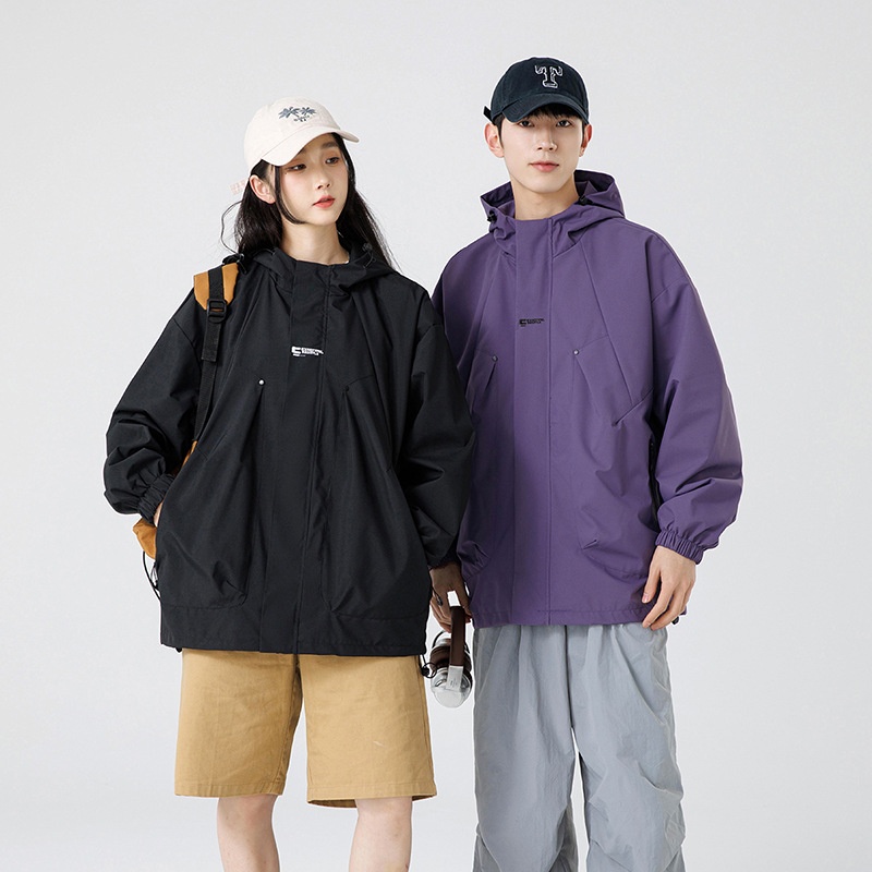 boy Boy Cross-Border Hot Sring And Autumn New Coule's Windbreaker Outdoor Waterroof Jacket Men's Functional Style Workwear_voghion.com
