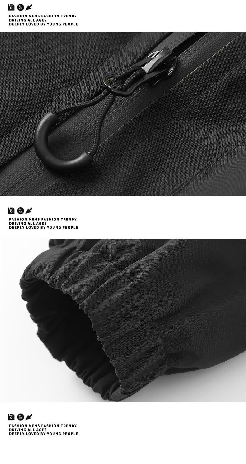 boy Boy Spring And Autumn New Men's Hooded Cross-Border Casual Waterproof Outdoor Windbreaker Workwear Jacket Versatile_voghion.com