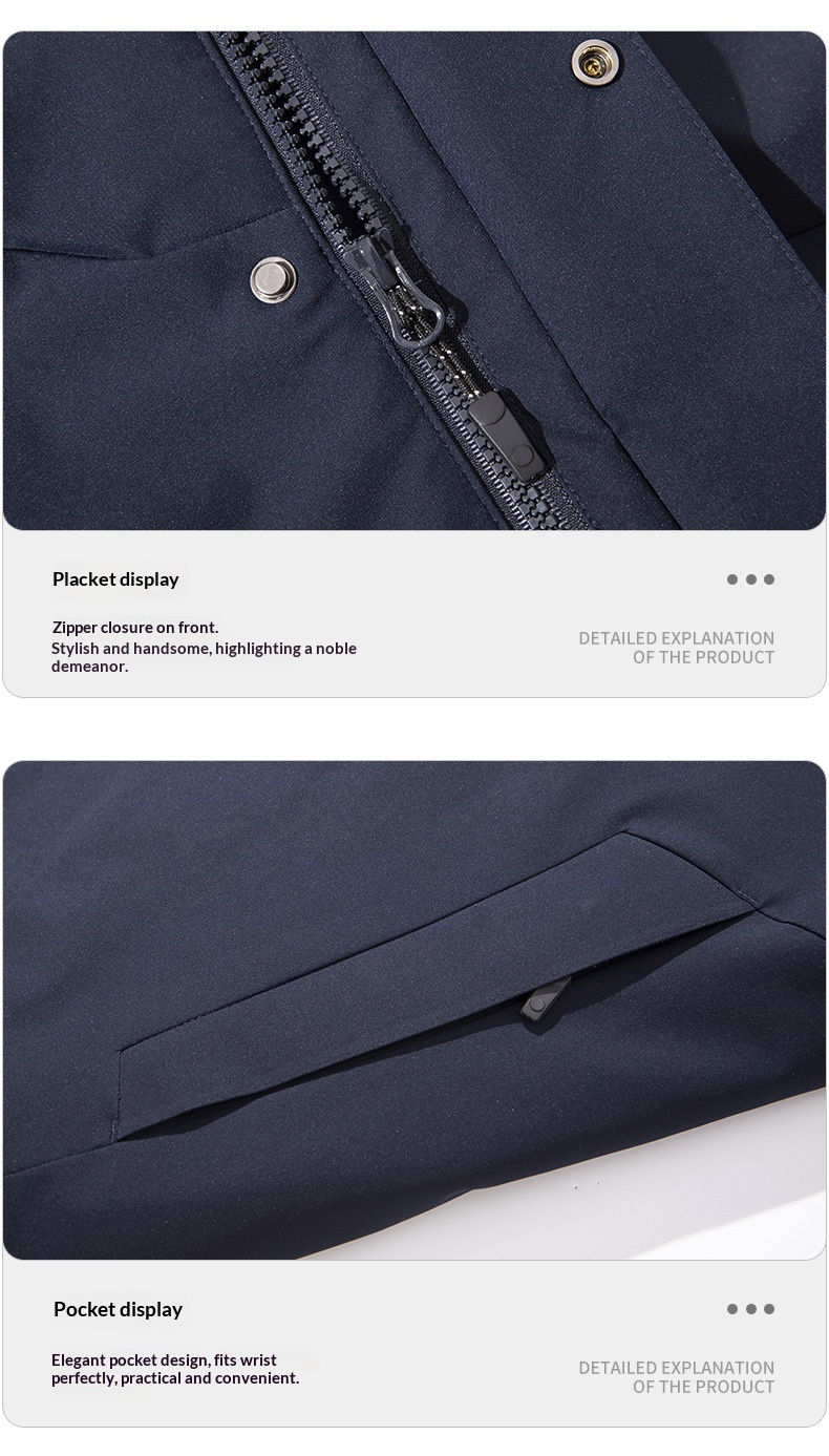 boy Herren- und Damen-3-in-1-Daunenjacke mit abnehmbarem Futter, dicker Fütterung, wasserdicht und winddicht, ideal für Herbst und Winter, zum Wandern und für Outdoor-Aktivitäten._voghion.com