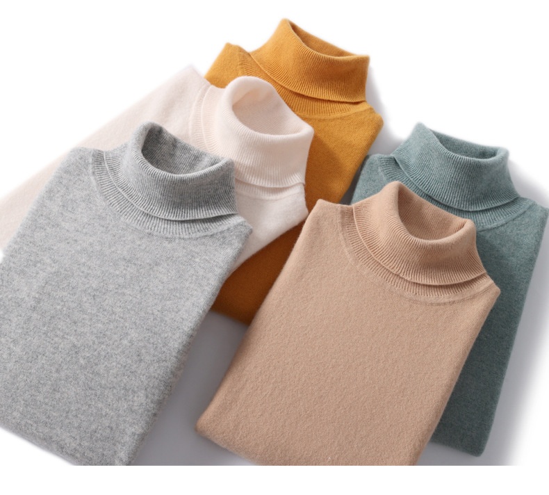 boy Boy Boy New Pure 100% Wool Men's Cashmere Spring Autumn Pullover Versatile Sweater Business Casual Inner Layer Base Shirt_voghion.com