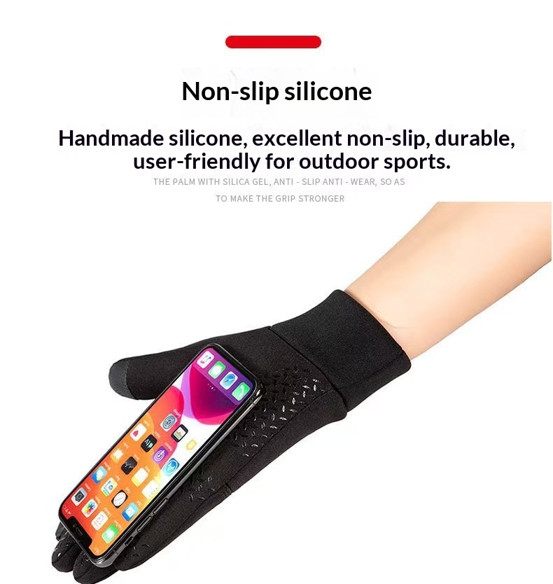 boy Boy Boy Outdoor Warm Gloves For Men, Autumn And Winter, Cycling Sports, Full Two Finger, Windproof, Waterproof, Cold Resistant,_voghion.com