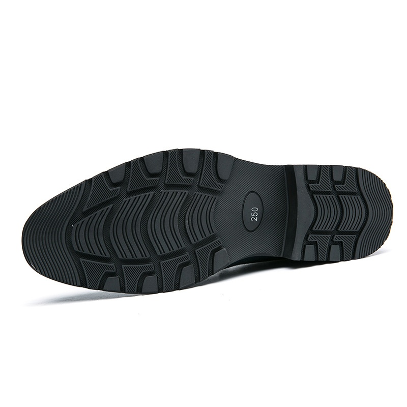 WalkPrime WalkPrime 2025 New Men's Tassel Trendy European And American British Style Small Leather Fashion Large Size Casual Shoes Slip-On_voghion.com