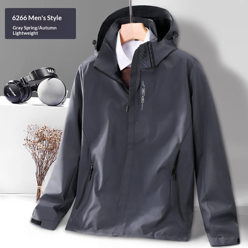 boy Boy Workwear Spring Versatile Clothing Winter Casual Men's Autumn Top New Windproof Softshell Jacket_voghion.com
