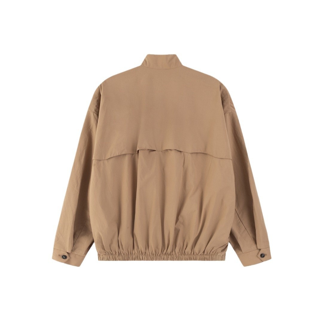 Veste en coton tendance pour homme et femme, automne-hiver, avec broderie sur la poitrine, une alternative abordable à_voghion.com