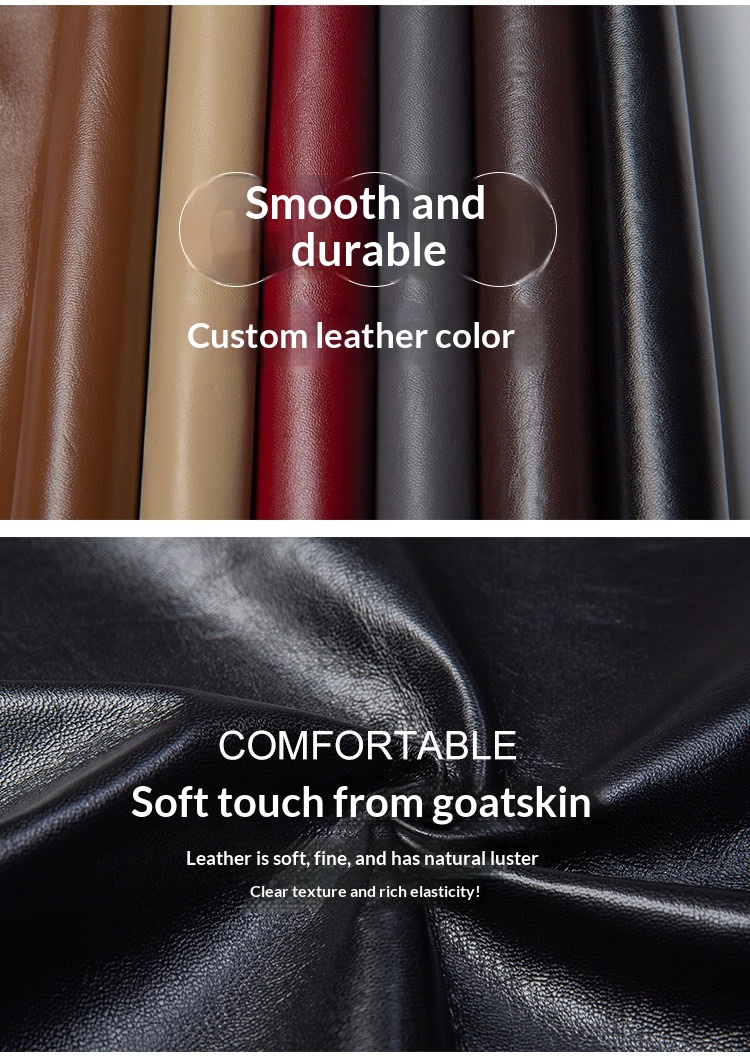 Boy Boy Boy Fashion Genuine Men, fleecegefüttert, dick gefüttert, Touchscreen-fähig, warm für Herbst und Winter, geeignet zum Reiten und Autofahren, Ziegenleder_voghion.com