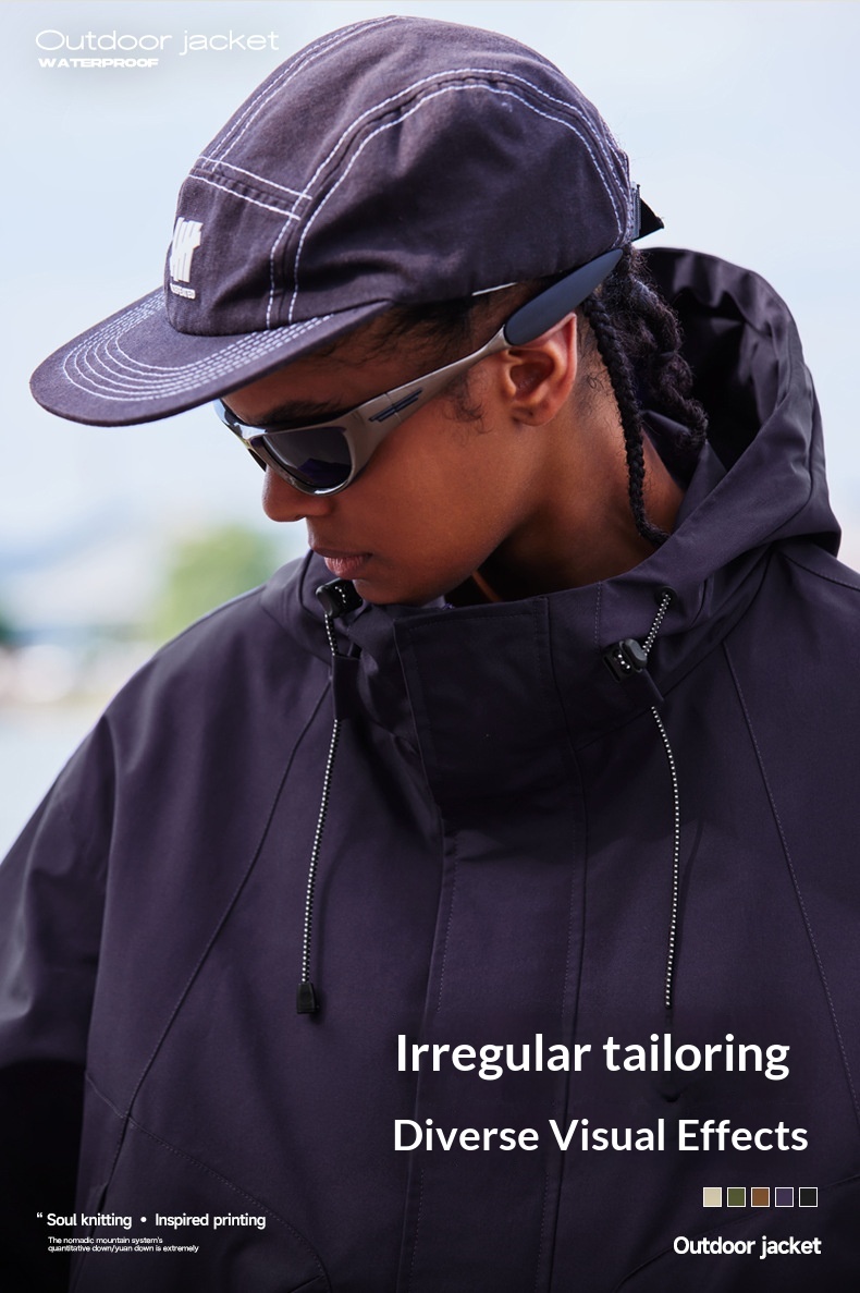 boy Boy Jie Zhan Clothing|Mountain Style 3D Zipper Bag Windproof Hooded Jacket 2025 Men's Spring And Autumn Outdoor Coat_voghion.com