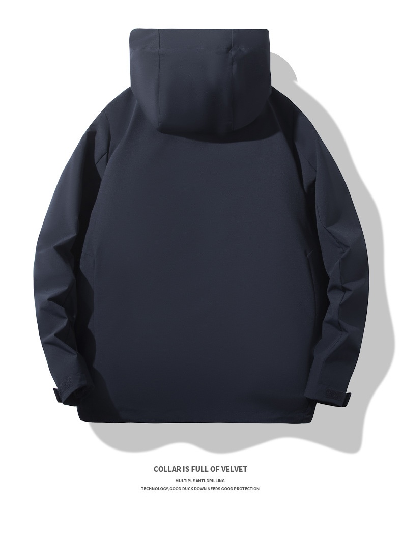 boy Herren- und Damen-3-in-1-Daunenjacke mit abnehmbarem Futter, dicker Fütterung, wasserdicht und winddicht, ideal für Herbst und Winter, zum Wandern und für Outdoor-Aktivitäten._voghion.com