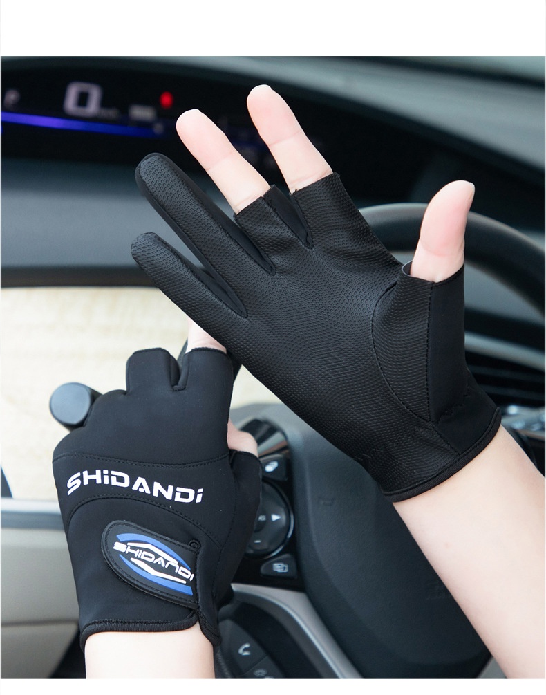 Guanti da pesca invernali da uomo, antiforatura, impermeabili, con tre dita esposte, antiscivolo, professionali_voghion.com