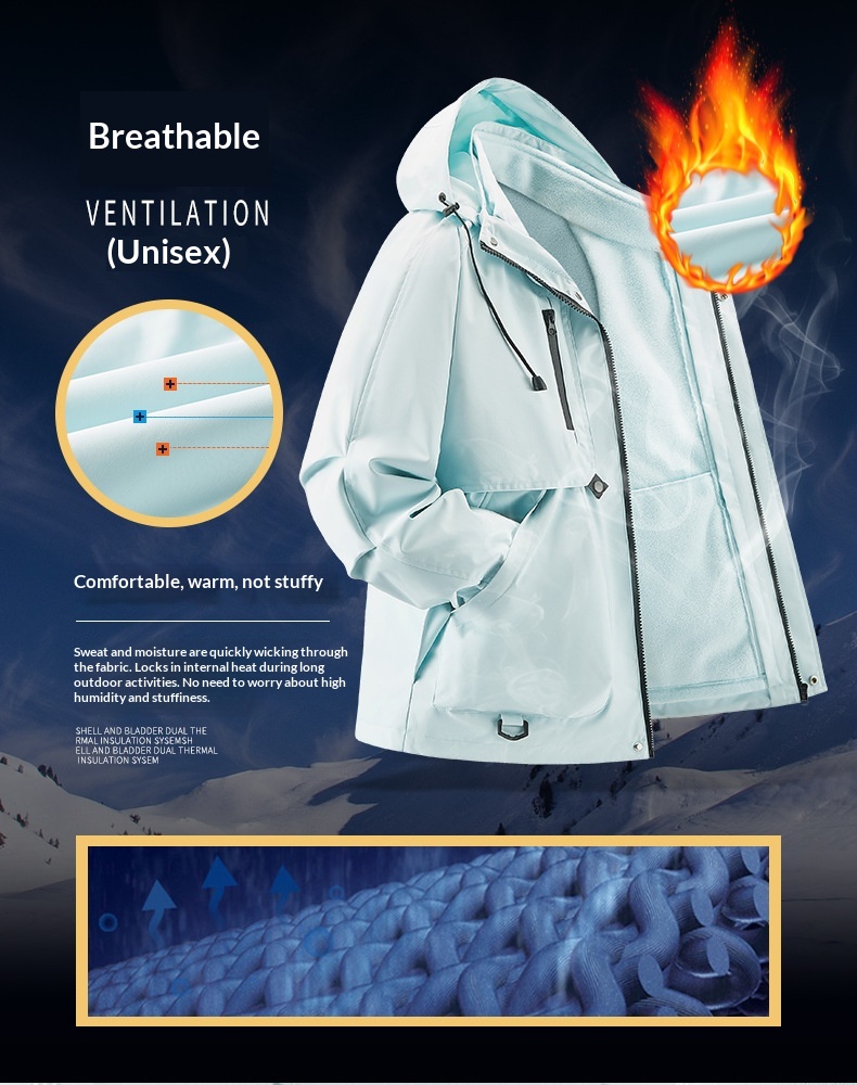 Boy Boy Factory Direct – Hauptaktion: Hochwertige Outdoor-Paarjacke im 3-in-1-Stil – warm, winddicht und wasserdicht_voghion.com