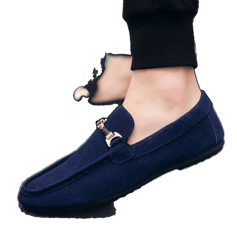 WalkPrime WalkPrime Slip-On Casual For Men, Suede Texture Loafers, Men's Driving Lazy Shoes_voghion.com