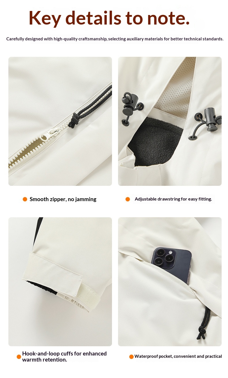 boy Boy 2025 New Outdoor Single Coat Jacket Casual Unisex Multi-color Group Purchase Three-in-One Thickened Top_voghion.com