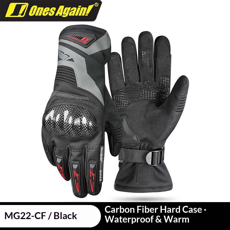 OnesAgain Motorrad-Winterhandschuhe für Herren, lang, wasserdicht, winddicht, warm, für Damen und Herren – Anti-Drop-Handschuhe_voghion.com