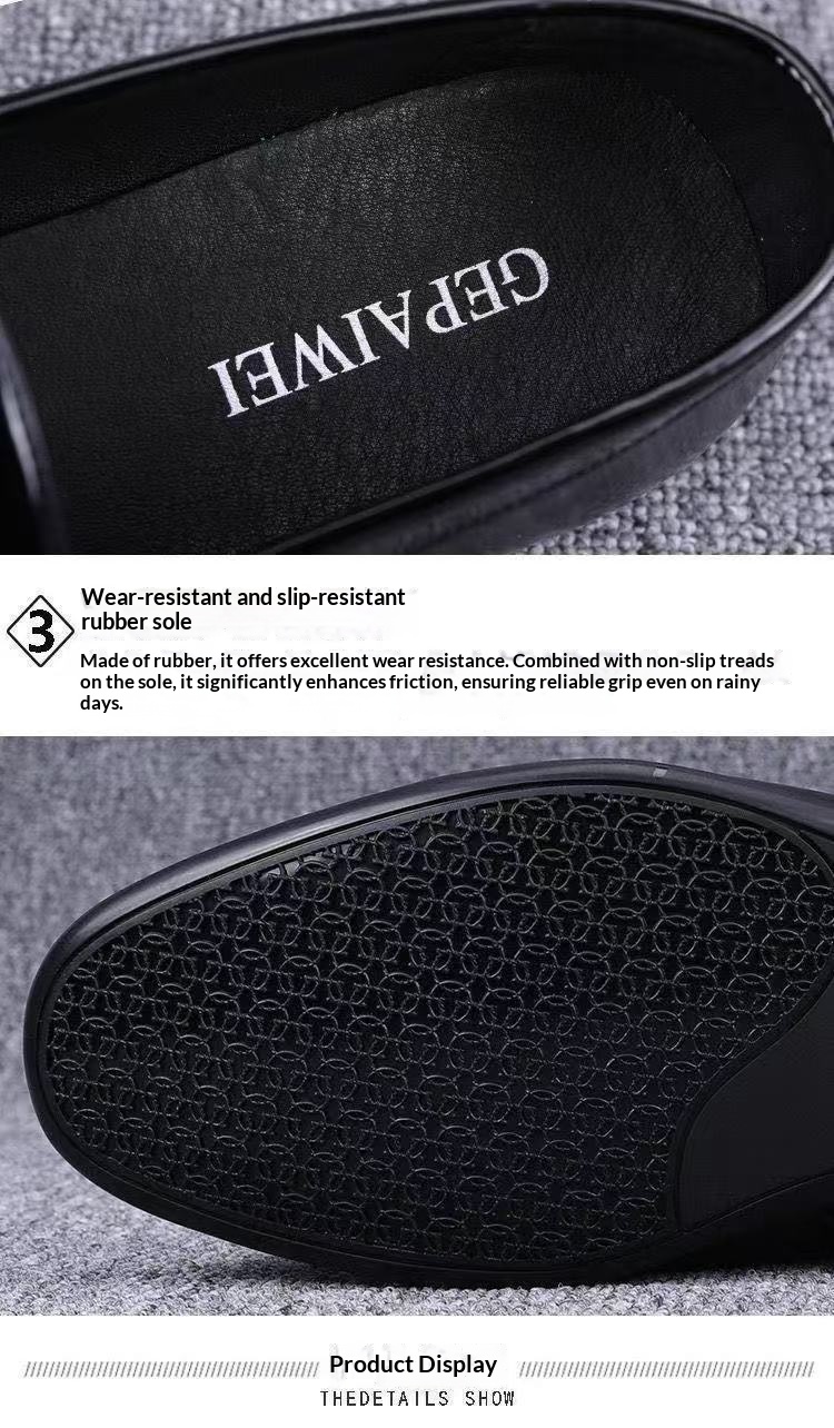 Voyage Voyage 2025 Spring And Autumn Versatile Sole Soft Surface Slip-On Loafers Fashionable Breathable Business Formal Men's Shoes_voghion.com