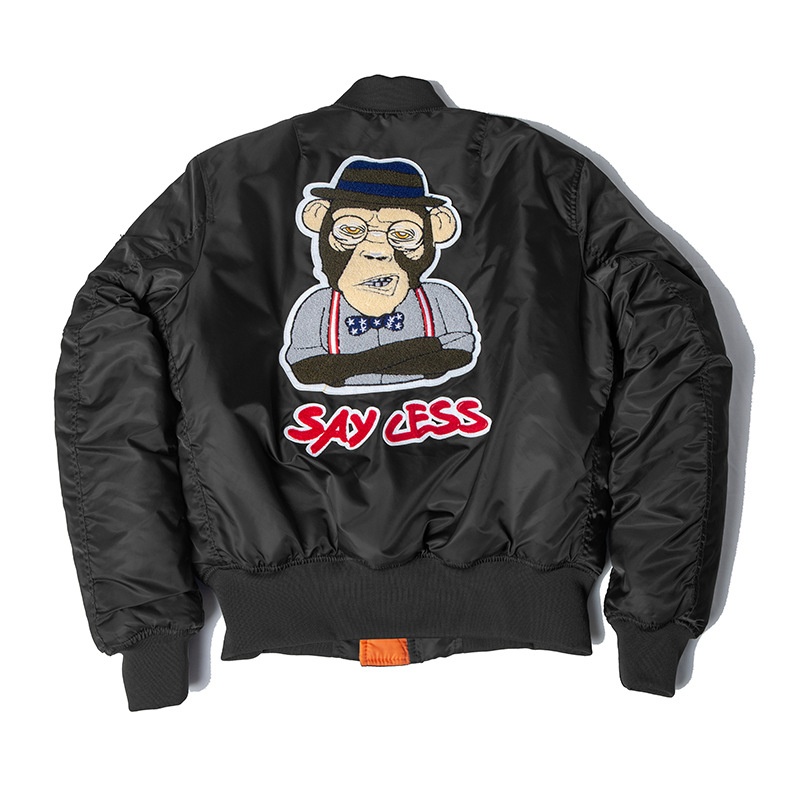 boy 2025 Winter New American Hip-Hop Fleece-Lined Thickened Plus Size Bomber Men's Embroidered Baseball Jacket Trendy Street_voghion.com