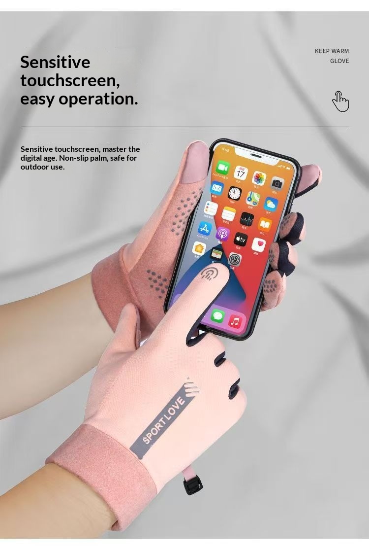 ragazzo ragazzo autunno e inverno caldi sport impermeabili antivento guanti antifreddo coppia uomini equitazione guida antiscivolo_voghion.com