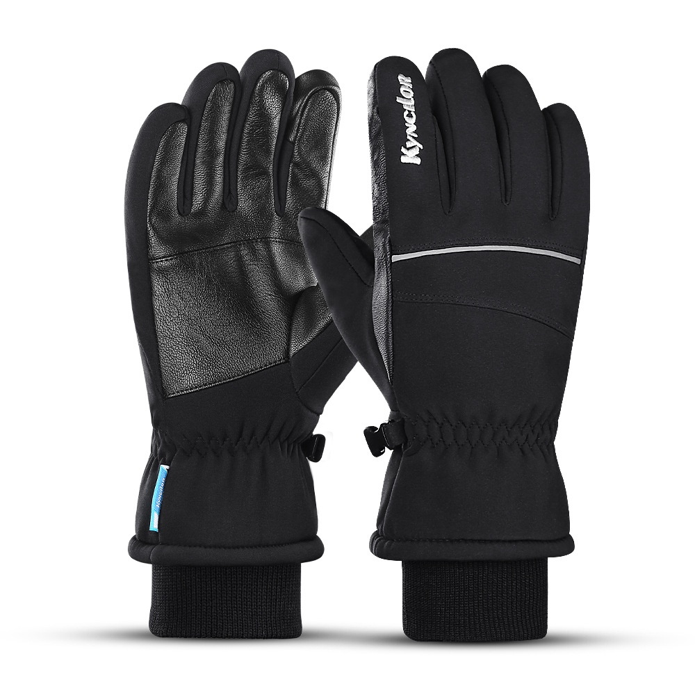 boy Boy Boy Outdoor Autumn Winter Men Women Cycling Ski Bicycle Cold-proof Thickened Touch Screen Sports Warm Gloves_voghion.com