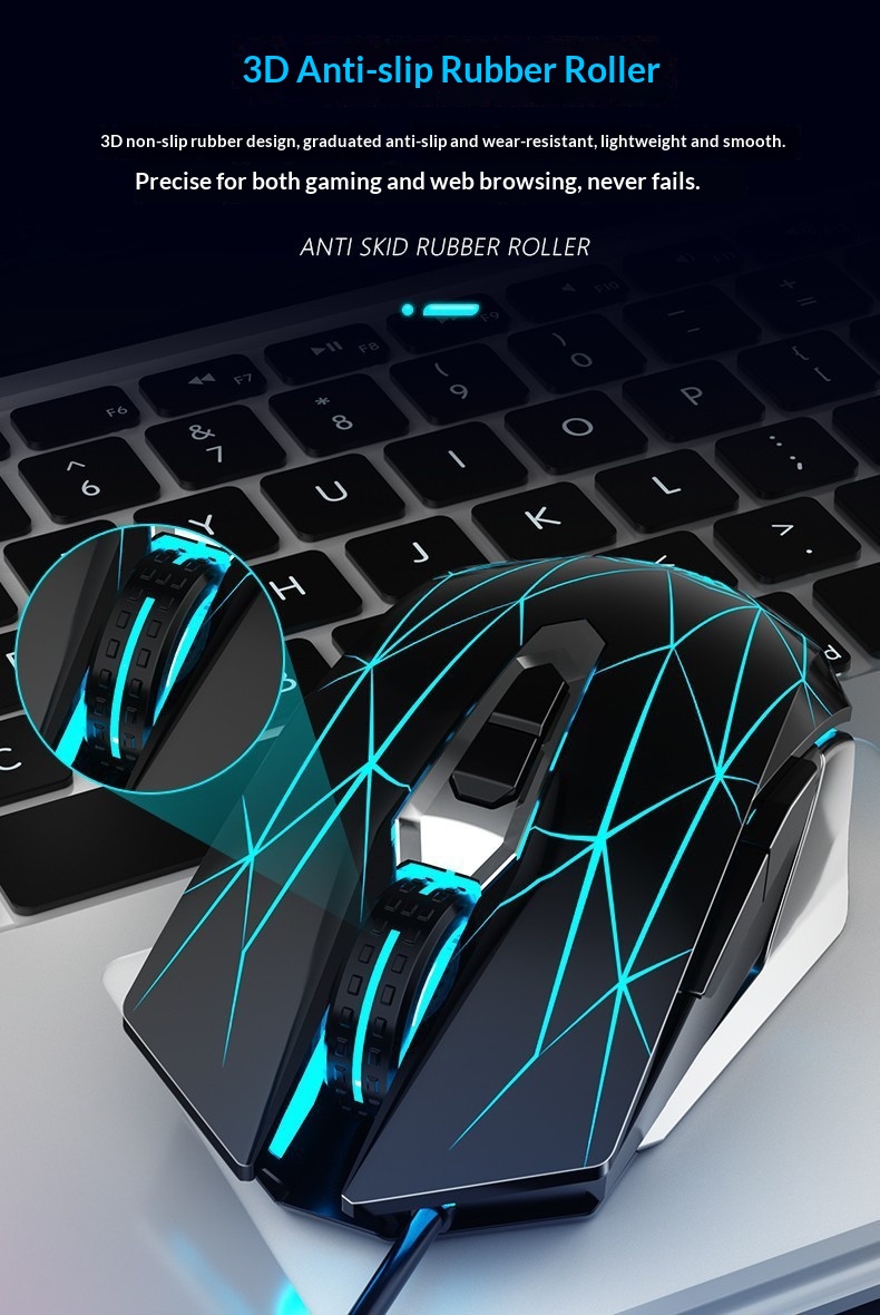 Digitex Digitex AULA/Wolf Spider S50 Gaming Wired E-sports USB Ro Programming PUBG Mouse_voghion.com