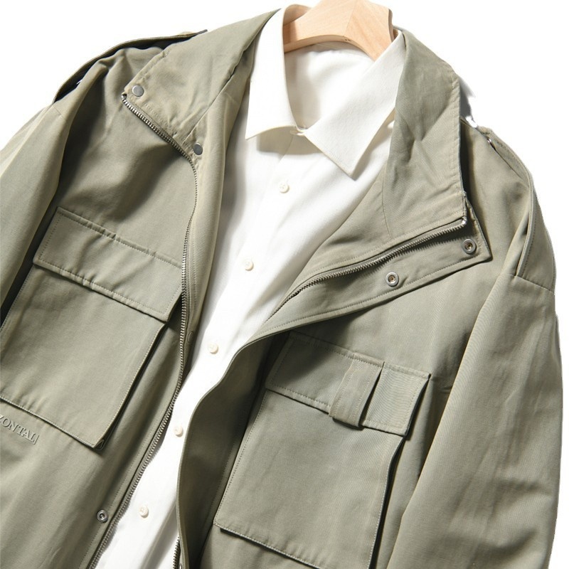 boy Nordic Danish High-End Autumn Winter Men's Retro Versatile Mid-Length Trench Coat Hunting Jacket Trendy Outdoor_voghion.com