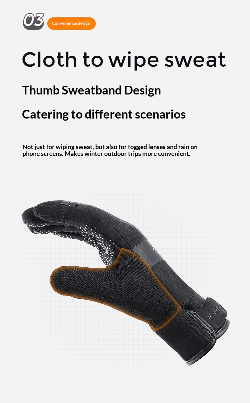 Guanti da ciclismo da esterno per uomo, autunno e inverno, impermeabili, antiscivolo, comodi, foderati in pile, ispessiti,_voghion.com