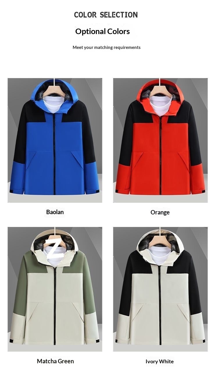 Jungen Softshelljacke mit Print, Herbst/Winter, dünn/dick, fleecegefüttert, 3-in-1, hochwertige Arbeitskleidung mit Print und Stickerei_voghion.com