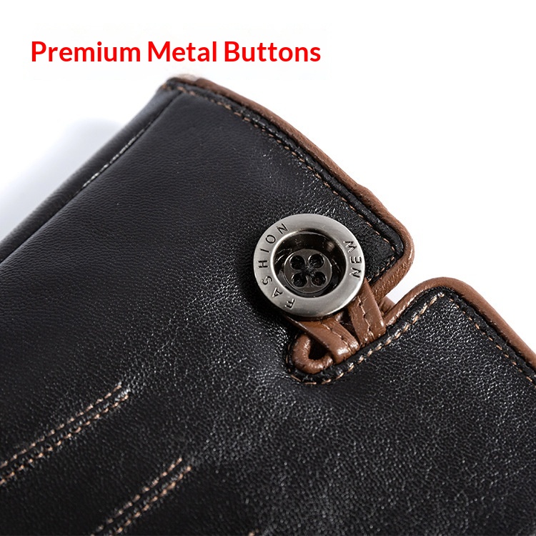 Boy Boy Boy Fashion Genuine Men, fleecegefüttert, dick gefüttert, Touchscreen-fähig, warm für Herbst und Winter, geeignet zum Reiten und Autofahren, Ziegenleder_voghion.com