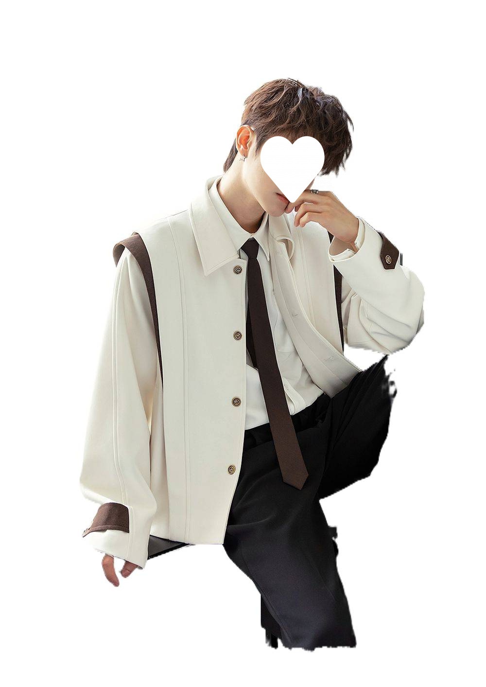 Jungen-Herbstjacke im Patchwork-Design mit Umlegekragen – Trendiges und vielseitiges Herrenoberteil (2025)_voghion.com