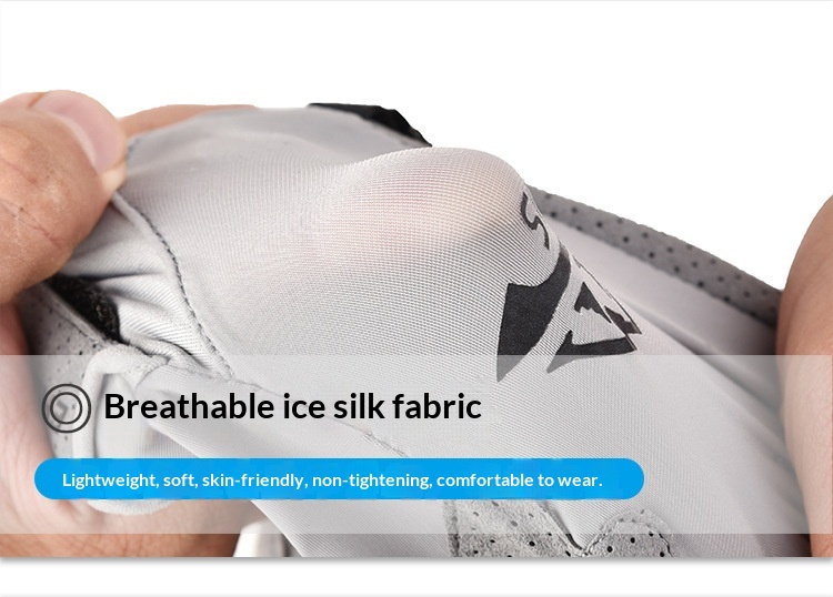 boy Boy Boy Sun Protection Gloves Men Sports Fitness Fingerless Summer Thin Ice Silk Breathable Fishing Delivery Riding Driving Half_voghion.com