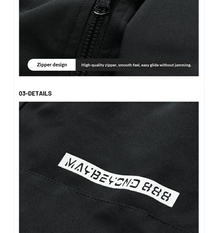 boy Boy Spring And Autumn Trend American Style Waterproof Windproof Solid Color Workwear Softshell Men's Casual Jacket Top_voghion.com