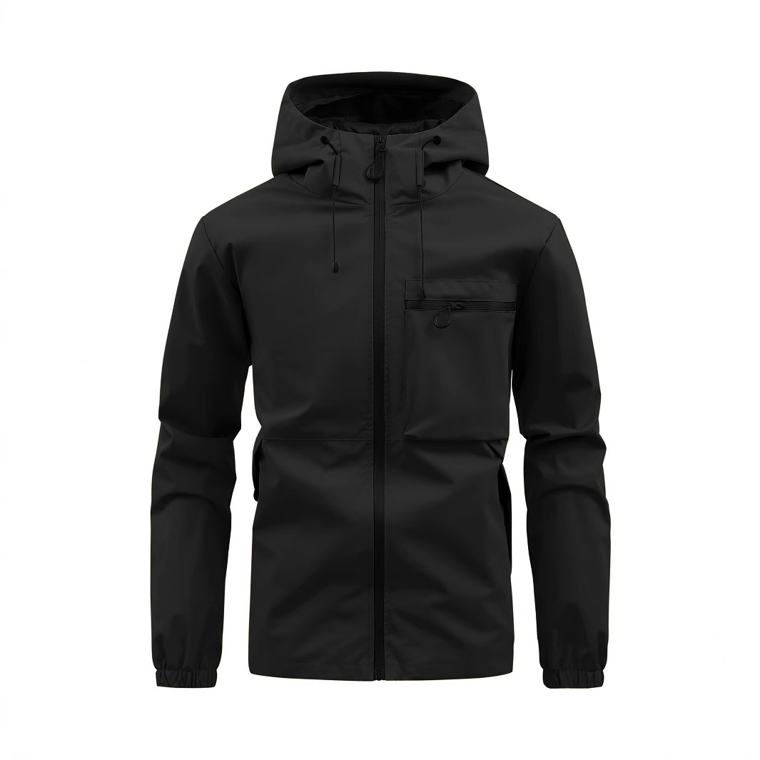 boy Boy Spring And Autumn New Men's Hooded Cross-Border Casual Waterproof Outdoor Windbreaker Workwear Jacket Versatile_voghion.com