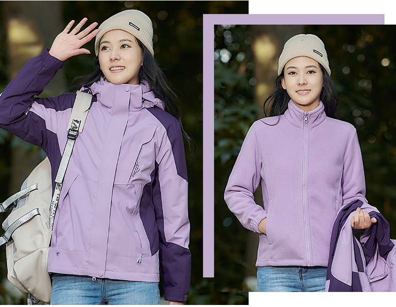 Junge Outdoor-Jacke, wasserdicht, mit individuellem Graphenfutter, winddicht, 3-in-1-Modell mit Aufdruck_voghion.com