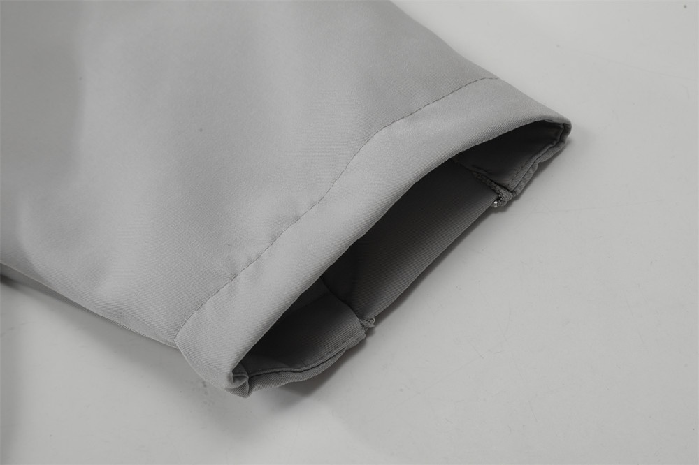 Ragazzo europeo e americano High Street Block Lapel Men Personality Loose Color Contrast Poc Zipper Design Moto_voghion.com