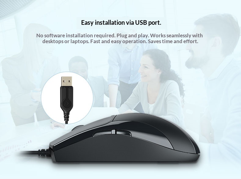 Digitex Digitex Daryou LM102 Wired USB Mouse Business Company Unit Art Design Cashier Computer Easy To Use_voghion.com