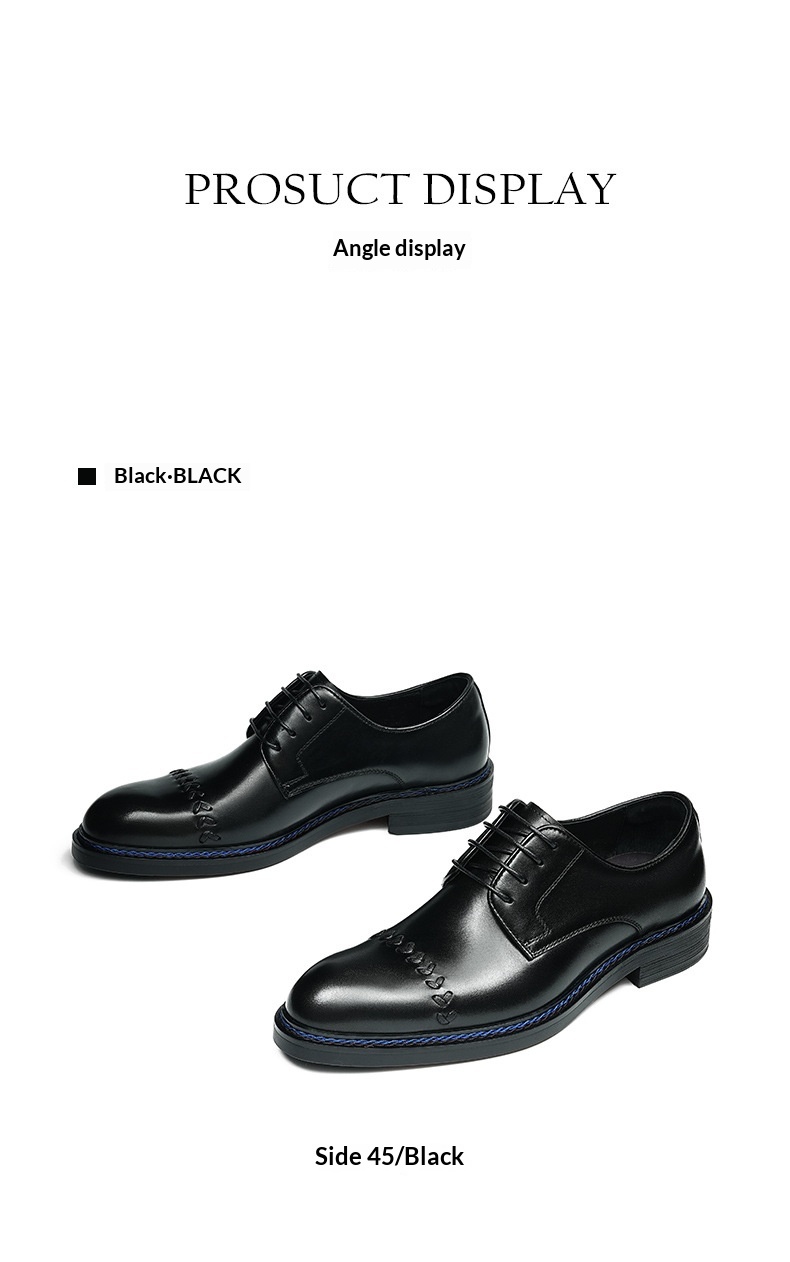 Scarpe da uomo in vera pelle retrò Voyage, stile business europeo e americano, formali, in pelle bovina a tre giunture, taglia grande_voghion.com