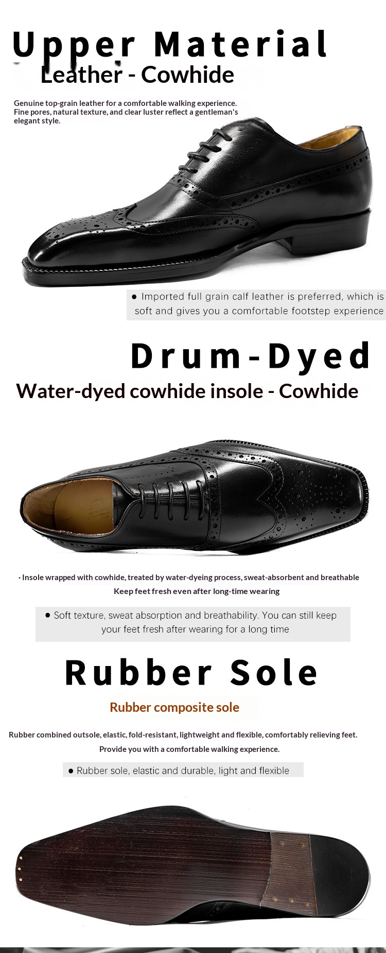 Zapatos Oxford estilo brogue para hombre, de piel de vacuno de alta gama, estilo británico, con punta cuadrada, forrados y estilo formal de negocios._voghion.com