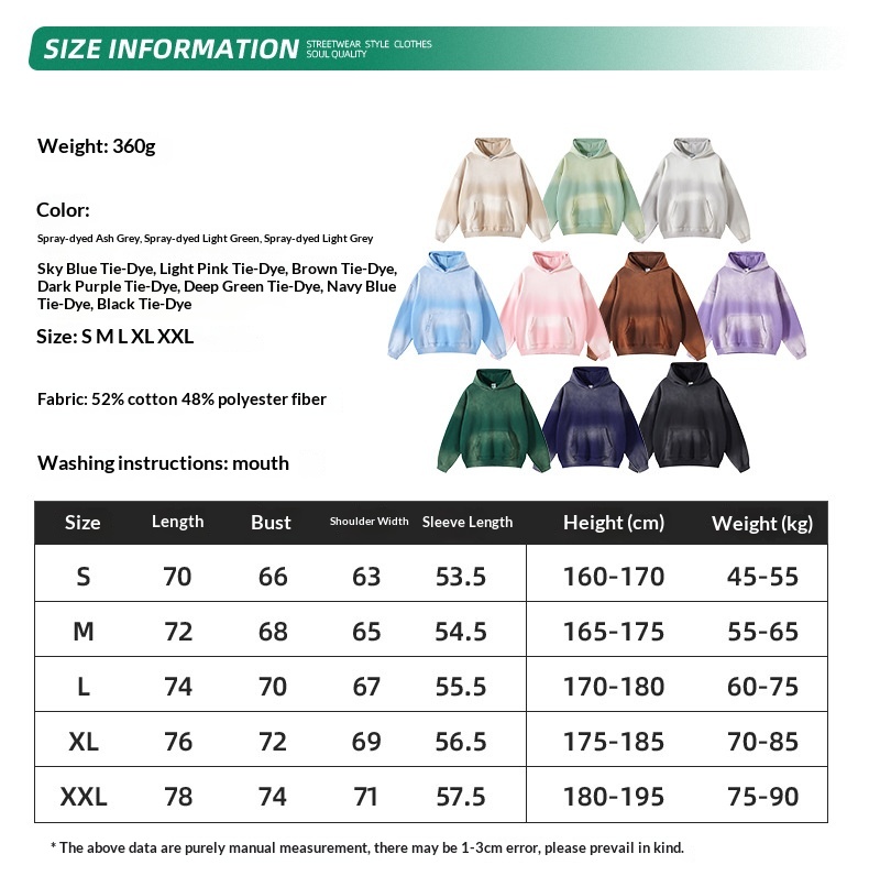 Abbigliamento uomo Pulse ARTIE | Autunno Inverno 2025 Nuovo pile foderato in tinta unita, spesso 360 g, tinto a spruzzo, vintage con cappuccio_voghion.com