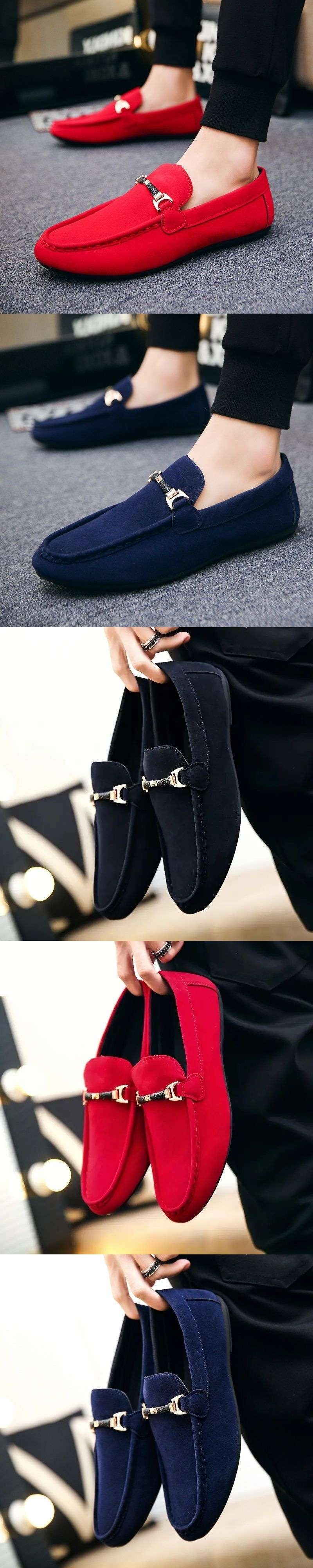 WalkPrime WalkPrime Slip-On Casual For Men, Suede Texture Loafers, Men's Driving Lazy Shoes_voghion.com