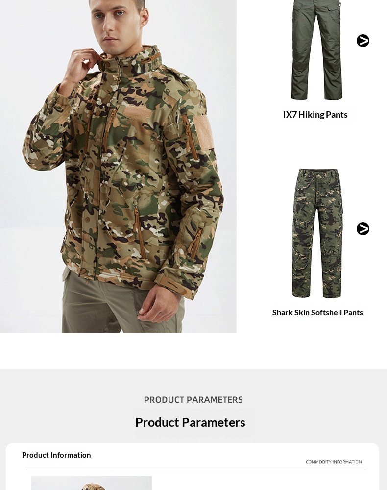 Veste polaire épaisse et chaude, coupe-vent, softshell de quatrième génération pour homme, idéale pour le cyclisme et les sports de plein air en automne et en hiver._voghion.com