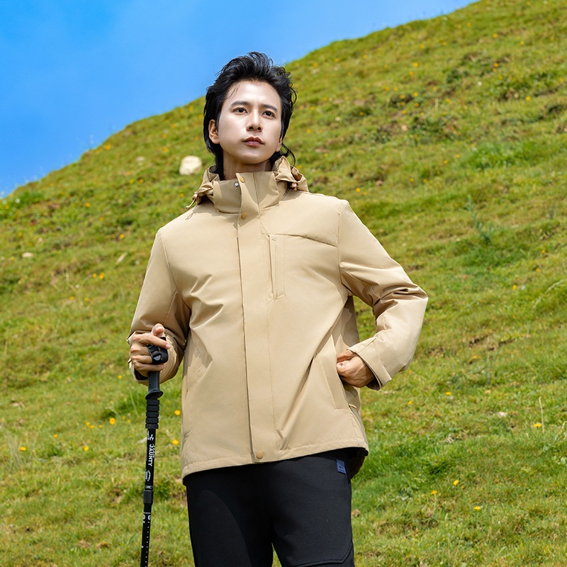 ragazzo Ragazzo 90% piumino d'anatra bianco fodera interna 3 in 1 per uomo e donna autunno inverno impermeabile antivento traspirante esterno_voghion.com