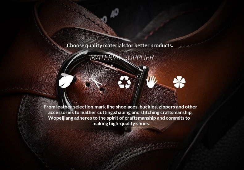 Voyage Herrenschuhe im britischen Stil mit Schnallenverschluss, trendig, aus hochwertigem Rindsleder gefertigt, Brogue-Schuhe, elegant und formell, spitz zulaufend._voghion.com