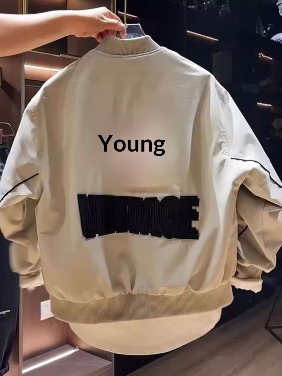Giacca da baseball da uomo in cotone con scollo rotondo ricamato, stile americano, casual, calda, invernale, da uomo, di marca alla moda_voghion.com