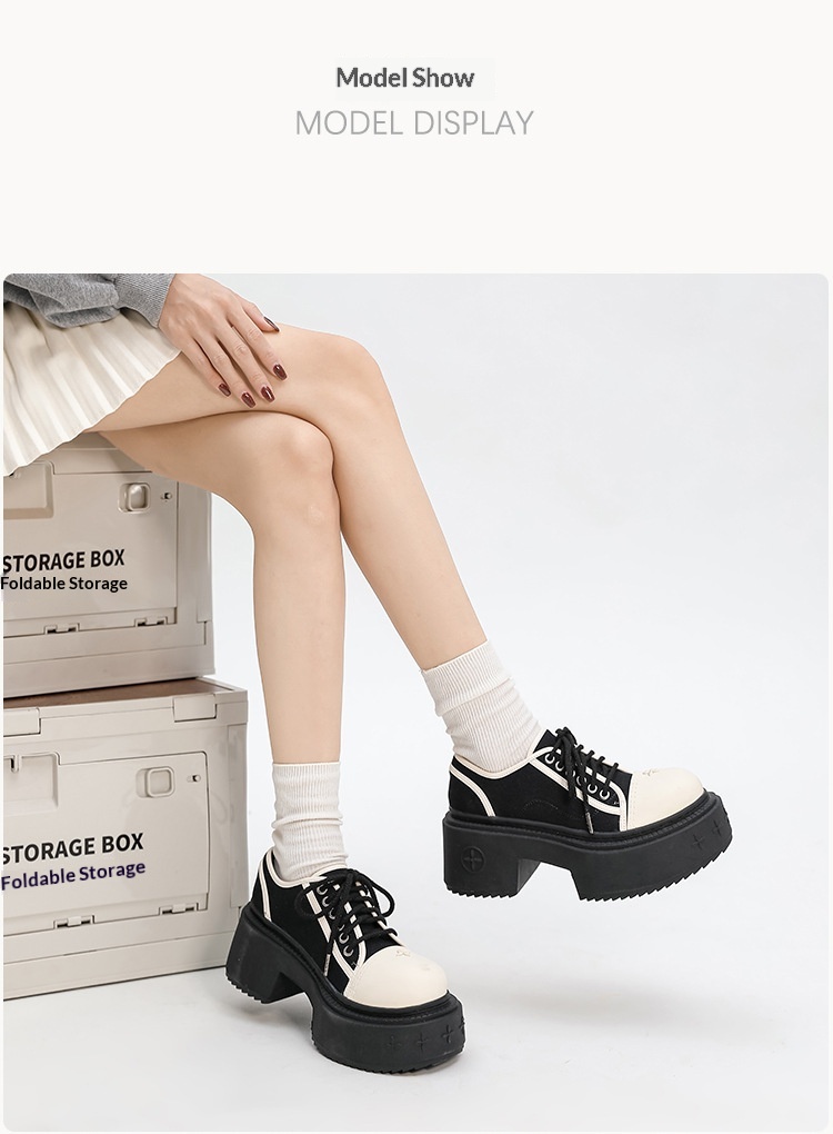 Voyage Voyage En stock Cross Flower Wilderness Derby pour femmes Mocassins à plateforme à semelle épaisse Nouvelles chaussures à lacets à bout unique_voghion.com