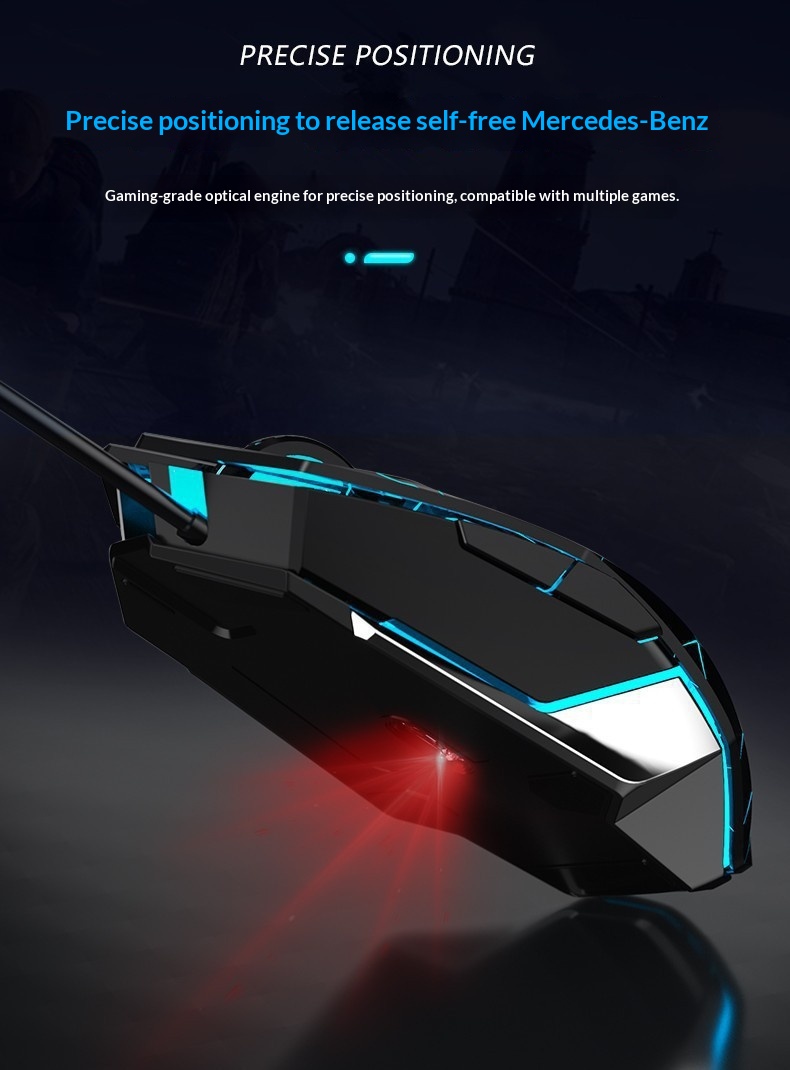 Digitex Digitex AULA/Wolf Spider S50 Gaming Wired E-sports USB Ro Programming PUBG Mouse_voghion.com