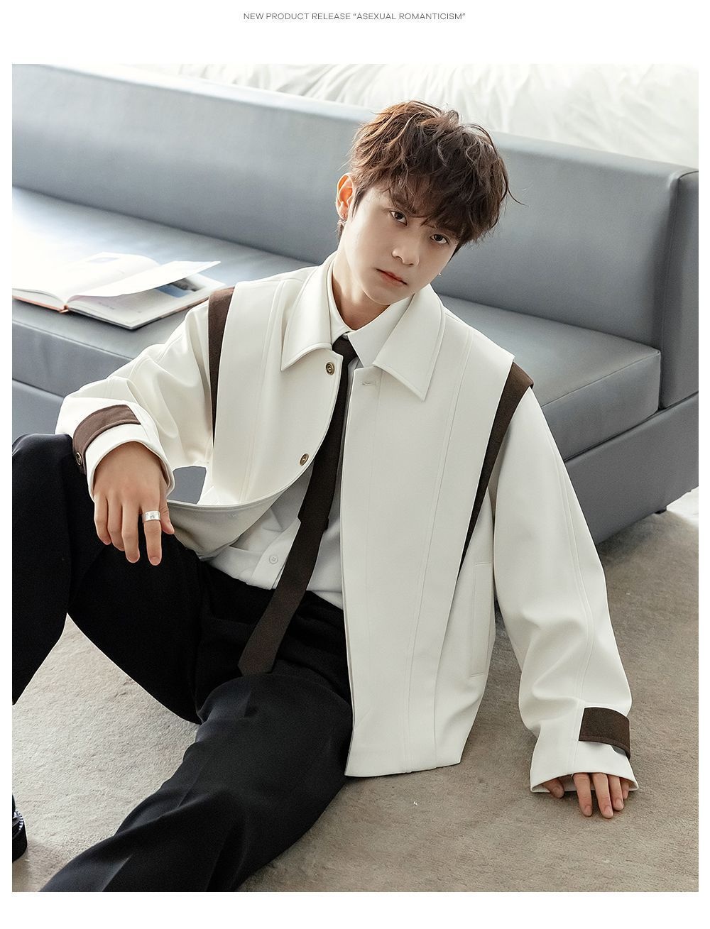 Jungen-Herbstjacke im Patchwork-Design mit Umlegekragen – Trendiges und vielseitiges Herrenoberteil (2025)_voghion.com