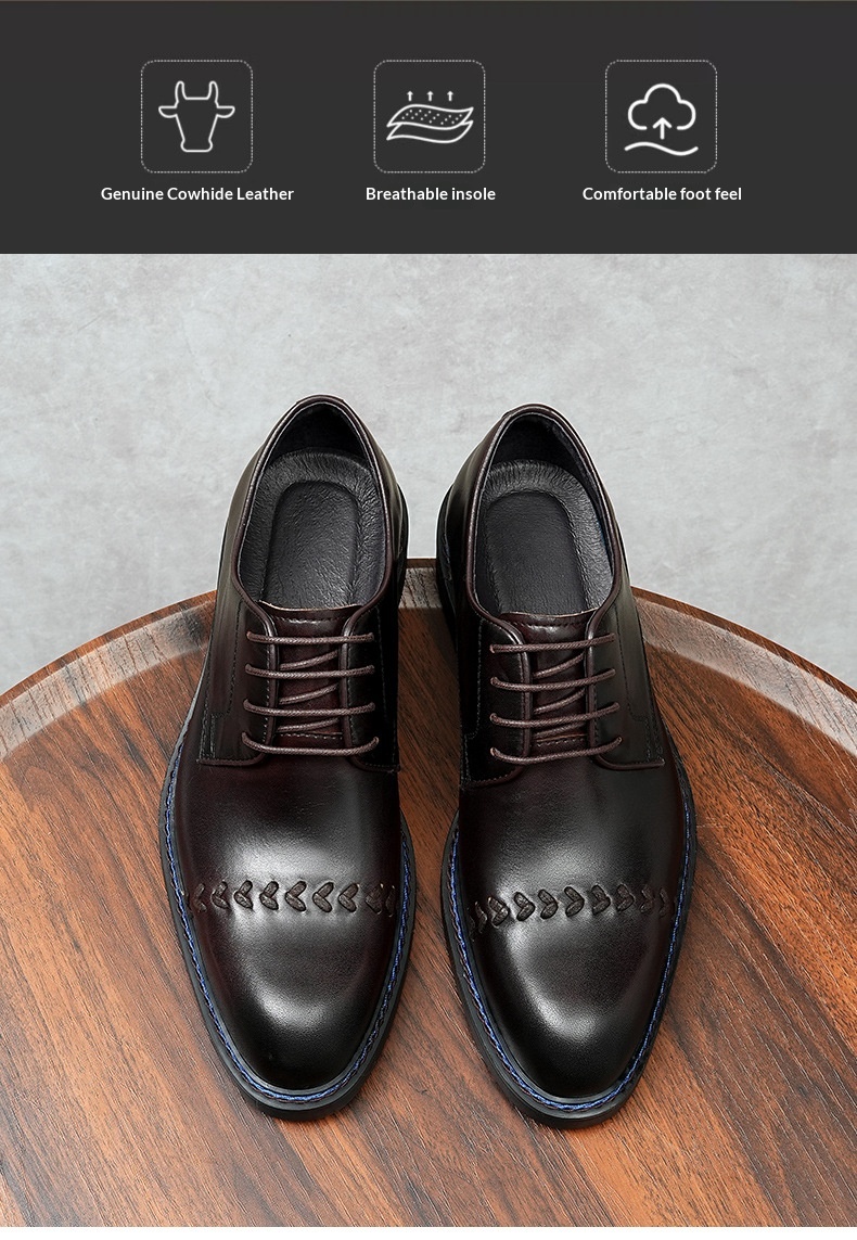 Scarpe da uomo in vera pelle retrò Voyage, stile business europeo e americano, formali, in pelle bovina a tre giunture, taglia grande_voghion.com