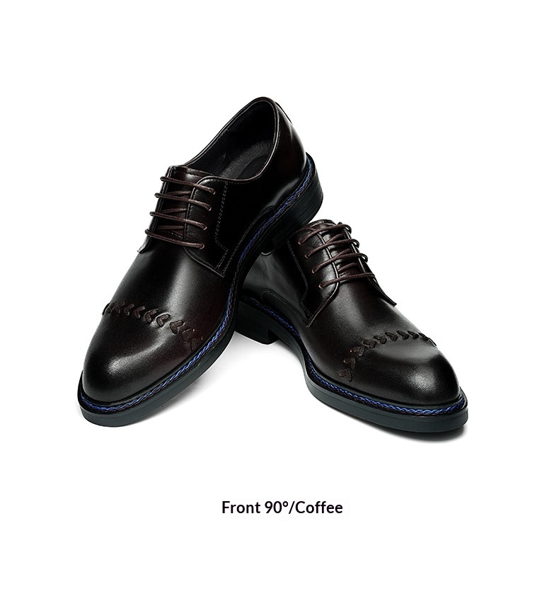 Scarpe da uomo in vera pelle retrò Voyage, stile business europeo e americano, formali, in pelle bovina a tre giunture, taglia grande_voghion.com