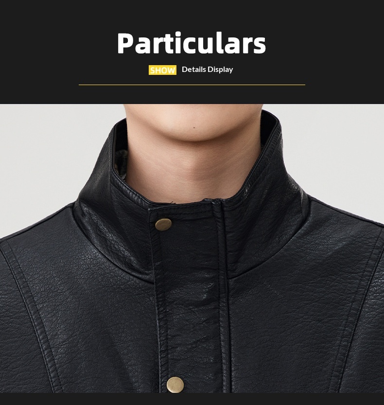 Giacca in pelle PU da pilota alla moda di strada europea e americana da uomo, alla moda, alla moda, in vendita all'ingrosso_voghion.com