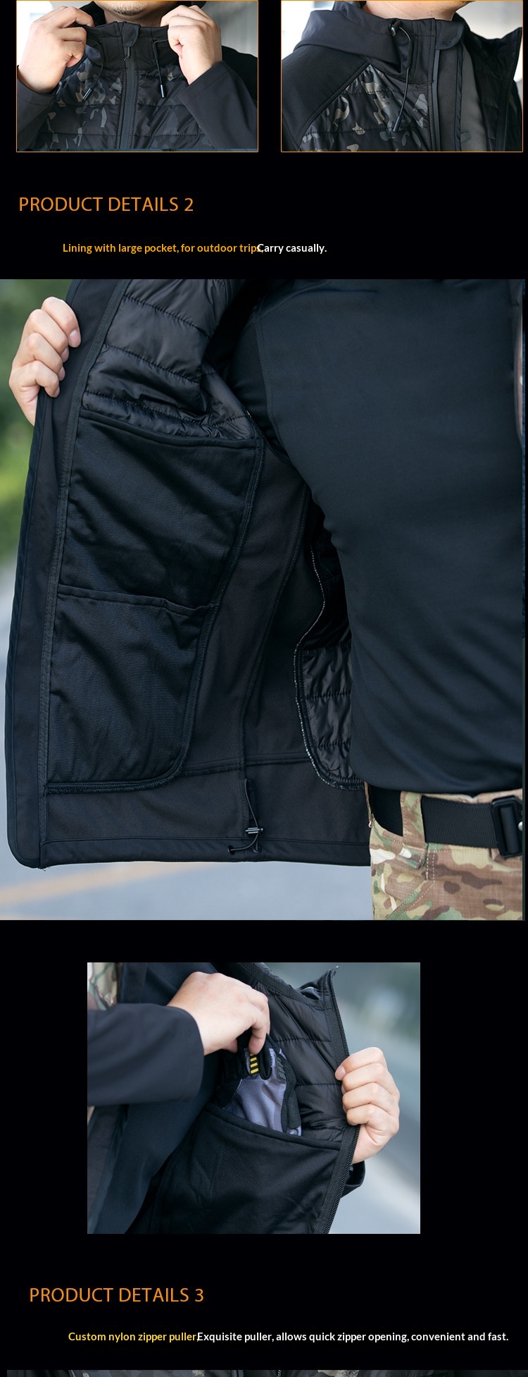 boy Boy Angken Autumn Winter Xuanwu Outdoor Tactical Cotton Men Warm Windproof Waterproof Camouflage Jacket Commuter Coat_voghion.com