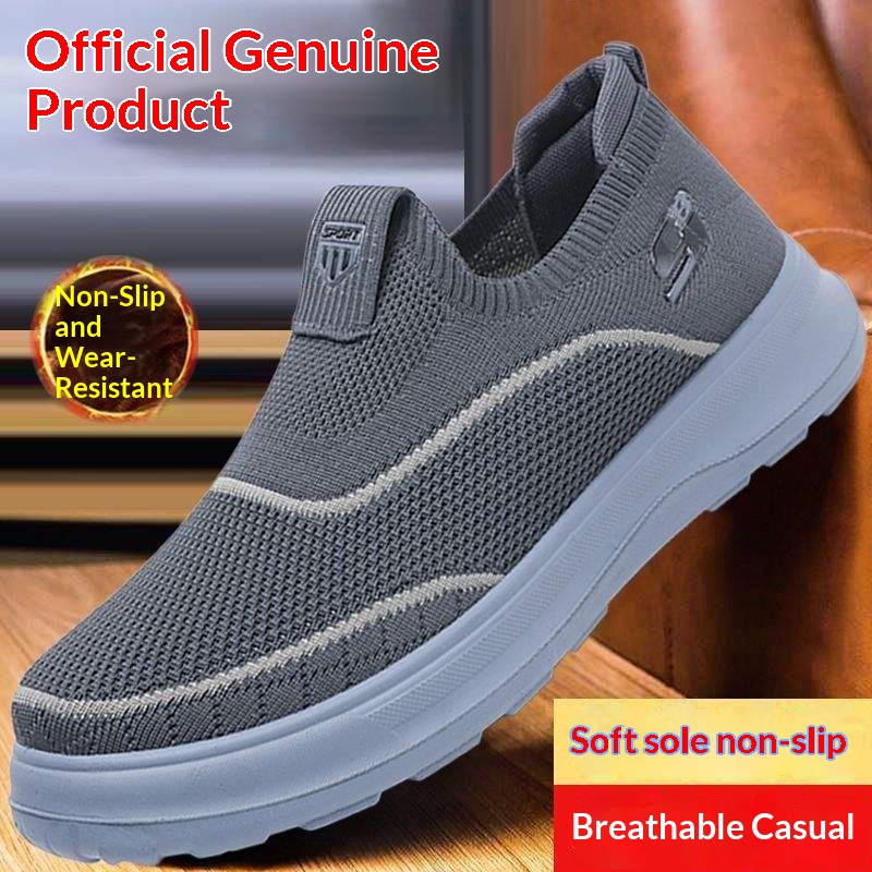 WalkPrime WalkPrime Vente nationale USA Kaiqi Chaussures de tennis d'été pour hommes, respirantes, décontractées, à semelle souple, antidérapantes et ajourées_voghion.com