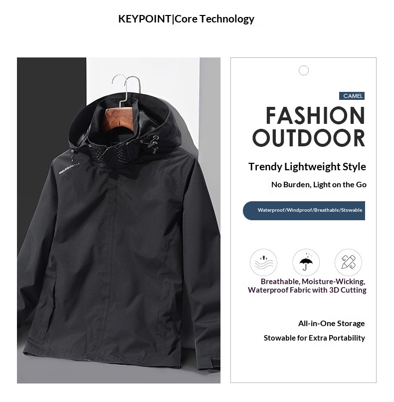 Junge Frühling Herbst Koreanischer Stil Trendiges Paar Outfit Sport Windbreaker Outdoor Dünne Herrenjacke_voghion.com