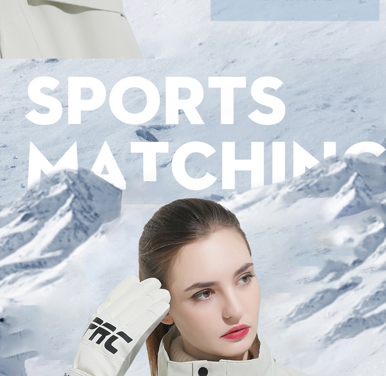 boy Boy Boy Winter Ski Gloves For Men And Women, Outdoor Riding, Fleece-Lined, Thickened, Windproof, Water-Resistant, Warm,_voghion.com